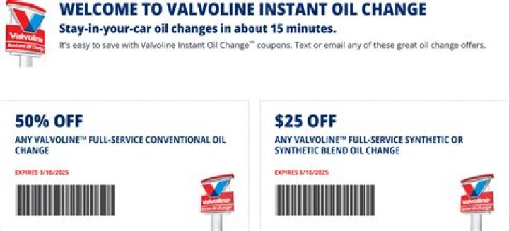 $25 Valvoline Oil Change Coupon: Save Big on Your Next Car Maintenance