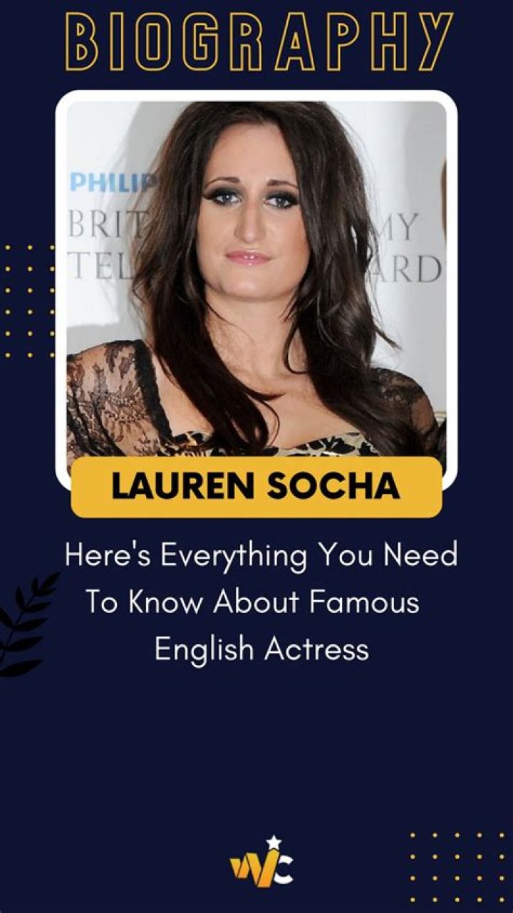 Lauren Socha: The Rising Star of British Television